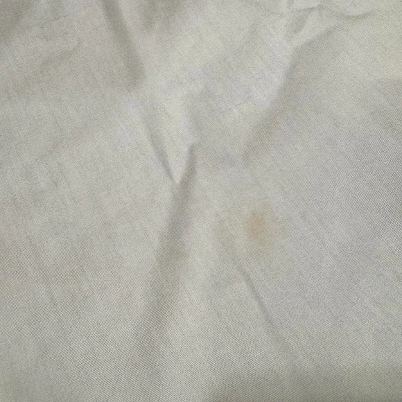 vintage Beautiful handmade embroidered tablecloth with orange flowers & ruffles - Picture 6 of 7